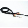 Charge cable Lead 60cm 2S Battery with bullet connector 4 and 5 mm
