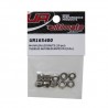Nylon Nuts M4 x10 pcs
