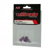 Prisioneros de 4 mm Aluminio Morado x5 uds.