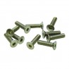 M3x10 mm Flat Head Screw x10 pcs