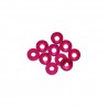 Aluminum M3 washer Pink x10 pcs