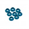 3mm Aluminum Cap Head Washer Blue x8 pcs