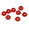 3mm Aluminum Cap Head Washer Red x8 pcs