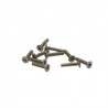 M2X10 mm Flat Head Screws x10 pcs