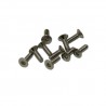 Tornillo avellanado M2x6 mm x10 uds.