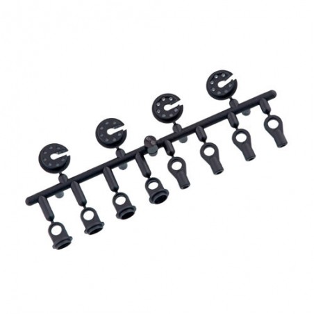 Partes plasticas amortiguador On Road Mugen