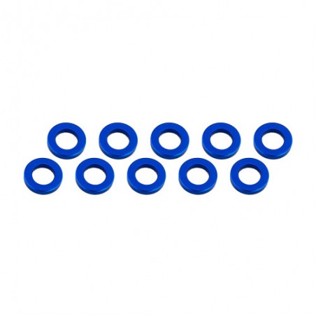 Aluminum Shim 3x6x1 mm Blue x10 pcs