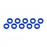 Aluminum Shim 3x6x1 mm Blue x10 pcs