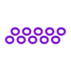 Aluminum Shim 3x6x0,5 mm Purple x10 pcs