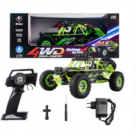 Desert Rally 1/12 WL TOYS 4x4 RTR Electrico - Verde