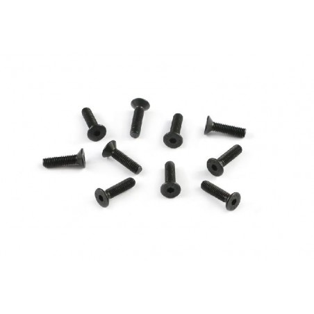 Tornillos allen cabeza avellanada M4x16mm x10 uds.