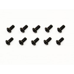 Tornillo allen cabeza boton M3x6mm x10 uds.
