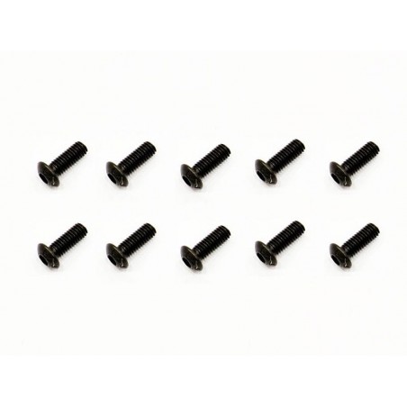 Allen screw round head m3x8 x10 pcs
