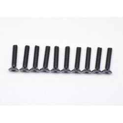 Tornillos allen cabeza avellanada M2.5x12mm x10 uds.