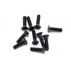 Tornillos allen cabeza avellanada M3x12mm x10 uds.