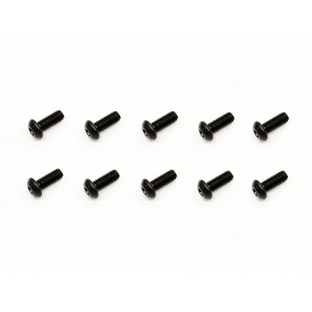 Allen screw round head M2.5x6 x10 pcs
