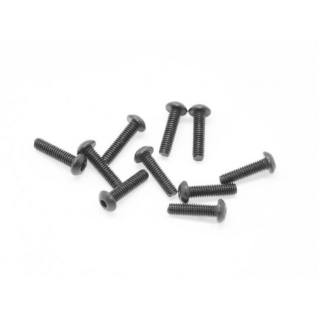 Allen screw round head M2.5x10 x10 pcs