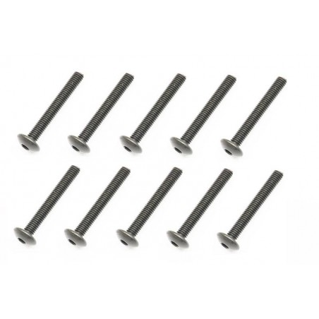 Allen screw round head M3x22 x10 pcs