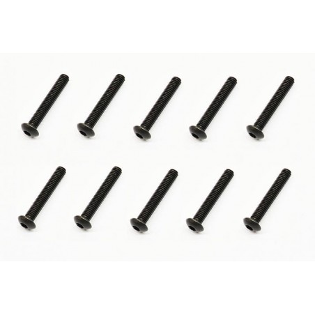 Allen screw round head M3x18 x10 pcs