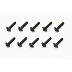 Tornillo allen cabeza boton con ala M3x12mm x10 uds.