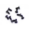Tornillos allen cabeza avellanada M2.2x6mm x10 uds.