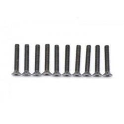 Tornillo allen cabeza avellanada M3x18mm x10 uds.