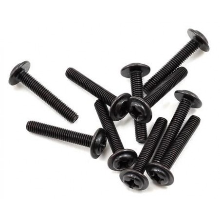 Tornillo allen cabeza boton con ala M3x18mm x10 uds.