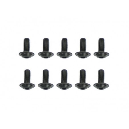 Allen screw round head Flanged M4x10 x10 pcs
