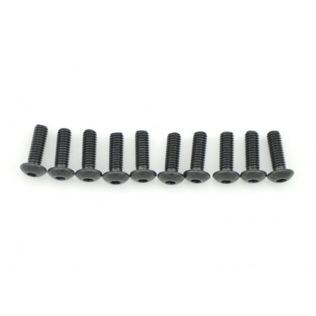 Allen screw round head M4x12 x10 pcs