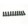 Allen screw round head M2.5x8 x10 pcs