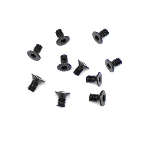 Tornillos allen cabeza avellanada M2.2x4mm x10 uds.