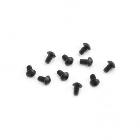 Tornillo allen cabeza boton M2.5x4mm x10 uds.