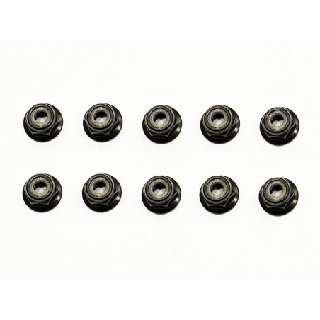 Tuercas autoblocantes M4 con ala x10 uds.