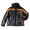 Winter jacket Serpent Black-Orange hooded Size M