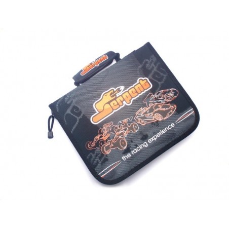 Strong toolbag with stylish Serpent graphics