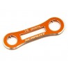 Llave Serpent piñones centax 1/8 pista Aluminio Naranja