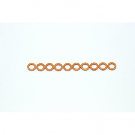 Arandelas 3x5x1mm Naranja x10 uds.