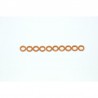 Arandelas 3x5x1mm Naranja x10 uds.