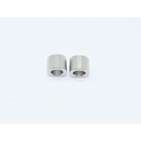 Casquillo aluminio 3x5x4mm x2 uds.