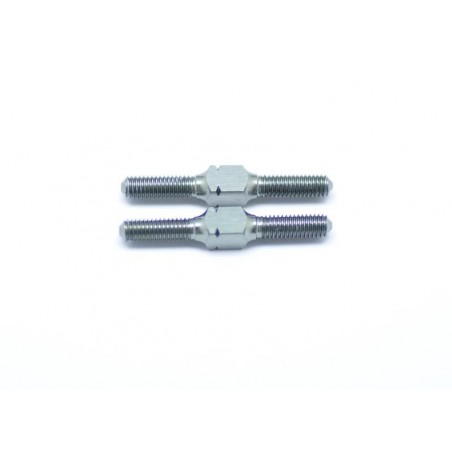 Tirante paso inverso aluminio M3x26mm x2 uds.