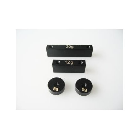 Pesos chasis 5gr-12gr-20gr Serpent 747 2+1+1 uds.