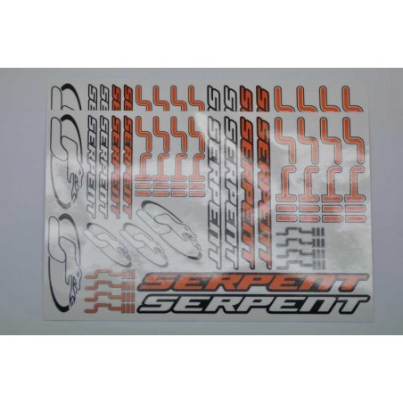 Decalsheet S411 Black-Orange x2 pcs
