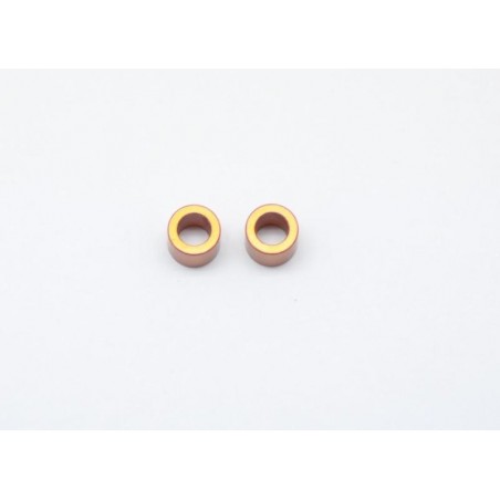 Bushing Aluminum 3x5x4 mm Orange x2 pcs