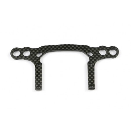 Bumper top plate Front Carbon 4-X