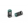 Muelle amortiguador verde C9.5 Serpent 4X x2 uds.