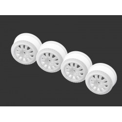 Llantas blancas 1/10 2.2 3.0 Short Course SRX2 x4 uds.