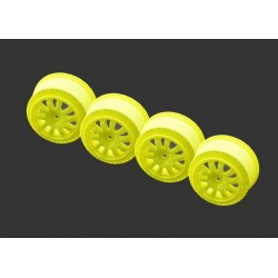 Llantas amarillas 1/10 2.2 3.0 Short Course SRX2 x4 uds.