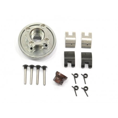 Set embrague con mazas aluminio y carbono