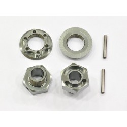 Wheel hexagon Light 0mm Nut and Pin x2 pcs