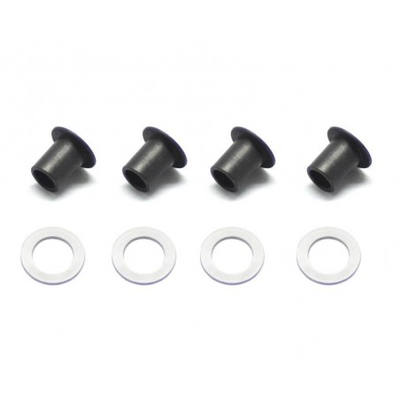 Bushing spacer steering block Aluminum x8 pcs